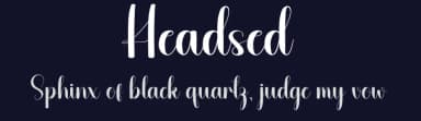 Headsed by Andi Moz — Script Handwritten Font — thumbnail 2
