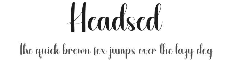 Headsed by Andi Moz — Script Handwritten Font