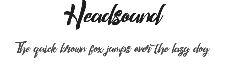 Headsound by Noah Type — Script Handwritten Font