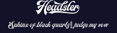 Headster by Bombastype — Script Handwritten Font — thumbnail 2