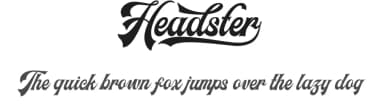 Headster by Bombastype — Script Handwritten Font — thumbnail 1