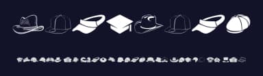 HeadWear by Woodcutter — Dingbats Font — thumbnail 2