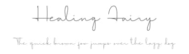 Healing Fairy by Jadatype — Script Handwritten Font — thumbnail 1