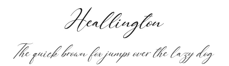 Heallington by Staircase Studio — Script Handwritten Font