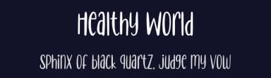 Healthy World by BrandSemut — Script Handwritten Font — thumbnail 2