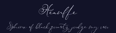 Heanffe by Letterara — Script Handwritten Font — thumbnail 2