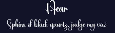 Hear by Scratchones — Script Handwritten Font — thumbnail 2