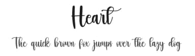 Heart by FreshtypeINK — Script Handwritten Font — thumbnail 1