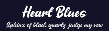 Heart Blues by Kong Font — Script Handwritten Font — thumbnail 2
