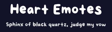 Heart Emotes by HeartEmotes — Script Handwritten Font — thumbnail 2