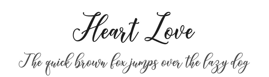 Heart Love by Amarlettering - Takiy — Script Handwritten Font