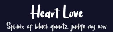 Heart Love by DM Letter Studio - Dimas Prasetyo — Script Handwritten Font — thumbnail 2