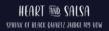 Heart & Salsa by Fikryal studio — Script Handwritten Font — thumbnail 2