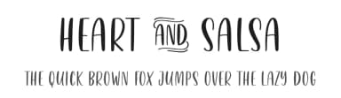 Heart & Salsa by Fikryal studio — Script Handwritten Font — thumbnail 1