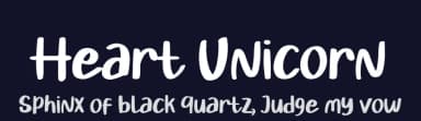 Heart Unicorn by Phantom Studio — Script Handwritten Font — thumbnail 2