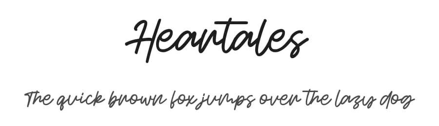 Heartales by Maulana Creative — Script Handwritten Font