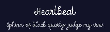 Heartbeat by Creative Lab — Script Handwritten Font — thumbnail 2