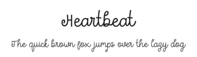 Heartbeat by Creative Lab — Script Handwritten Font — thumbnail 1