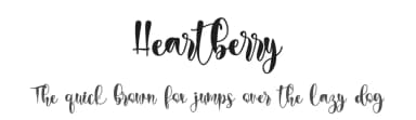Heartberry by Letterara — Script Handwritten Font — thumbnail 1