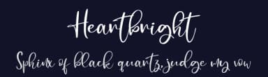 Heartbright by Haksen Studio — Script Handwritten Font — thumbnail 2