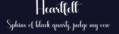 Heartfelt by Scratchones — Script Handwritten Font — thumbnail 2