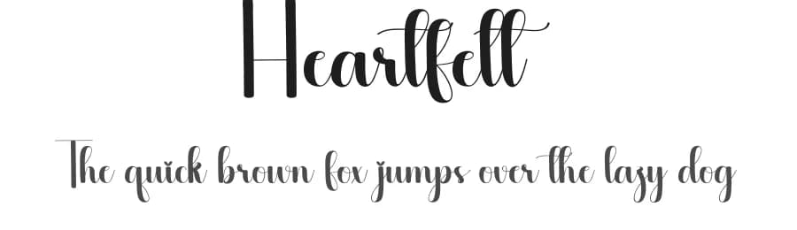 Heartfelt by Scratchones — Script Handwritten Font
