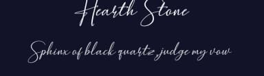 Hearth Stone by mightype — Script Handwritten Font — thumbnail 2