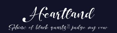 Heartland by Fontherapy — Script Handwritten Font — thumbnail 2