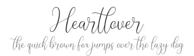 Heartlover by Haffa Studio — Script Handwritten Font — thumbnail 1