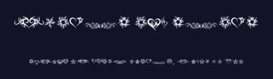 Hearts and Stars by JSH creates — Dingbats Font — thumbnail 2