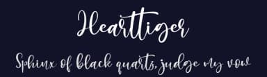 Hearttiger by Haksen Studio — Script Handwritten Font — thumbnail 2