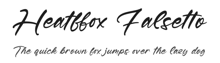 Heatffox Falsetto by Letterena Studios — Script Handwritten Font
