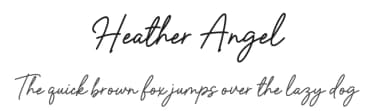 Heather Angel by Jimtype Studio — Script Handwritten Font — thumbnail 1