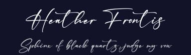 Heather Frontis by Letterena Studios — Script Handwritten Font — thumbnail 2