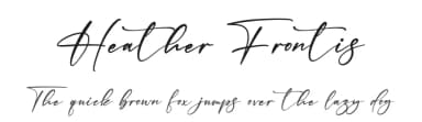 Heather Frontis by Letterena Studios — Script Handwritten Font — thumbnail 1