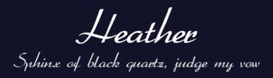 Heather by DeNada Industries — Script Handwritten Font — thumbnail 2