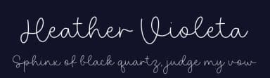 Heather Violeta by Timur Type — Script Handwritten Font — thumbnail 2