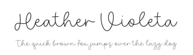 Heather Violeta by Timur Type — Script Handwritten Font — thumbnail 1