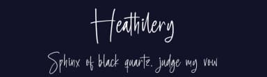 Heathilery by Letterena Studios — Script Handwritten Font — thumbnail 2