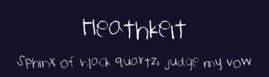 Heathkeit by Zeventy Million — Script Handwritten Font — thumbnail 2