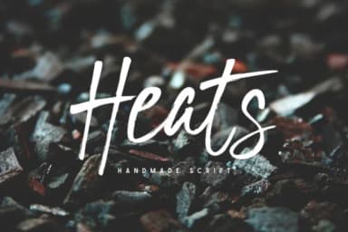 Heats Font by AMSUPPLY — Script Handwritten Font — thumbnail 1