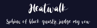 Heatwalk by UI Creative — Script Handwritten Font — thumbnail 2