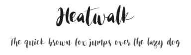 Heatwalk by UI Creative — Script Handwritten Font — thumbnail 1