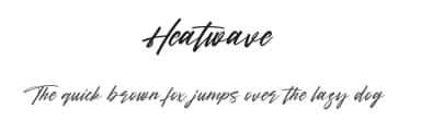 Heatwave by Maulana Creative — Script Handwritten Font — thumbnail 1