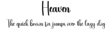 Heaven by Scratchones — Script Handwritten Font — thumbnail 1
