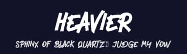 Heavier by Creaditive Design — Script Handwritten Font — thumbnail 2