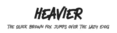Heavier by Creaditive Design — Script Handwritten Font — thumbnail 1
