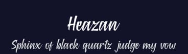 Heazan by Mytype Studio — Script Handwritten Font — thumbnail 2