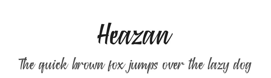 Heazan by Mytype Studio — Script Handwritten Font — preview 1