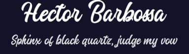 Hector Barbossa by Bhadal Studio — Script Handwritten Font — thumbnail 2